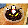 Photo Penguin And Coffee Food