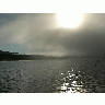 Photo Mist Over Lake Landscape title=