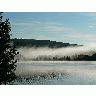 Photo Morning Mist Over Lake Landscape title=