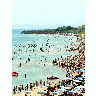 Photo Crowded Beach Ocean