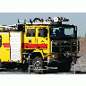 Photo Airplane Fire Fighters Vehicle