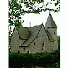 Photo Small Medieval Country Church Building title=