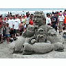 Photo Small Sand Statue Building