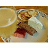 Photo Small Brie Cheese Plate Food title=