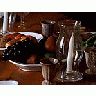 Photo Small Glasses And Food Interior title=