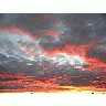 Photo Small Red Clouds Landscape