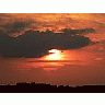 Photo Small Red Sunset Landscape title=
