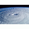 Photo Small Hurricane Isabel Space