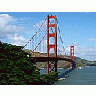 Photo Small Golden Gate Bridge In San Francisco Travel title=