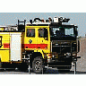 Photo Small Airplane Fire Fighters Vehicle