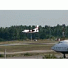 Photo Small Airplane Landing Vehicle