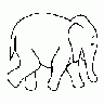 Elephant Outline Matthe R Animal title=