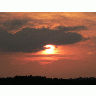 Photo Big Red Sunset Landscape
