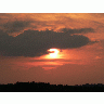 Photo Big Red Sunset Landscape title=