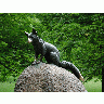 Photo Big Statue Fox Object