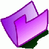 Folder Violet Computer title=