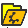 Folder Yellow Open Computer title=