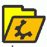 Folder Yellow Open Computer