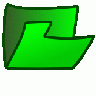 Folder Green Side Computer