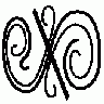 Flourish Two Horizontal 01 Decoration