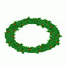 Evergreen Wreath With Large Holly 01 Decoration title=