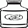 Bottled Drink Bw Food title=