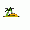 Island Palm And The Sun 01 Plants