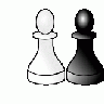 Black And White Pawns D R Recreation