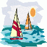 Sailing Sunset Recreation title=
