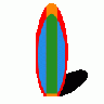 Surfboard Davek 01 Recreation