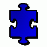 Jigsaw Blue 01 Shape