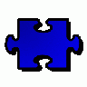 Jigsaw Blue 02 Shape