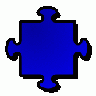 Jigsaw Blue 04 Shape