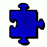 Jigsaw Blue 05 Shape
