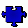 Jigsaw Blue 06 Shape