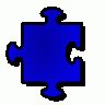 Jigsaw Blue 07 Shape