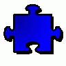 Jigsaw Blue 08 Shape