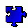 Jigsaw Blue 10 Shape