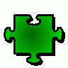 Jigsaw Green 06 Shape