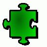 Jigsaw Green 07 Shape