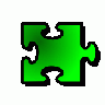 Jigsaw Green 14 Shape