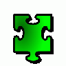 Jigsaw Green 15 Shape