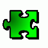 Jigsaw Green 16 Shape title=