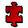 Jigsaw Red 01 Shape