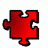 Jigsaw Red 11 Shape title=