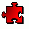 Jigsaw Red 12 Shape