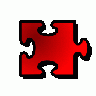 Jigsaw Red 14 Shape title=
