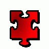 Jigsaw Red 15 Shape title=