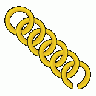 Gold Chain Of Round Lin 01 Symbol