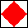 Signalflag Foxtrot Symbol title=
